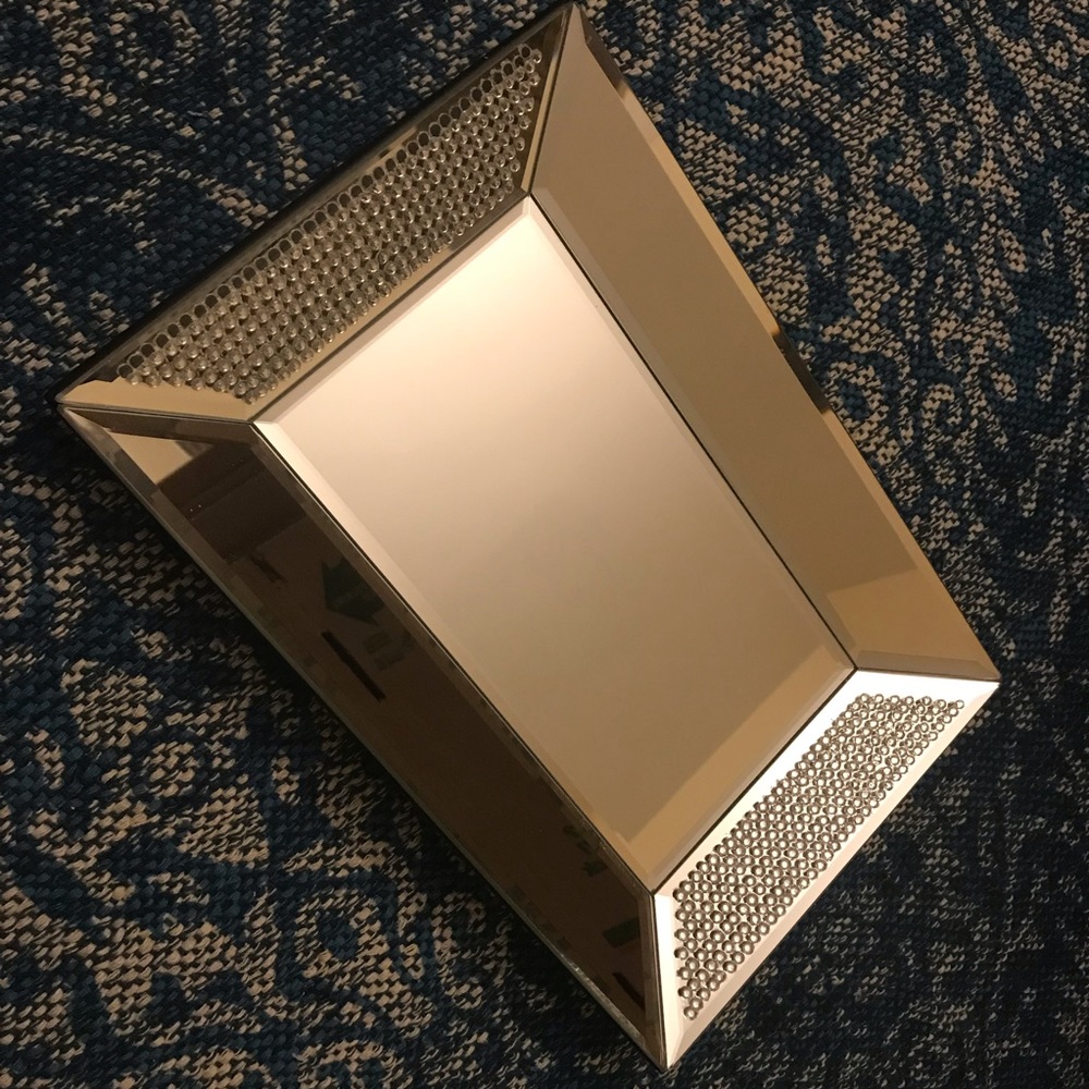 Jewelry Tray, Glass Mirror Surface